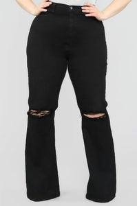 Rikki Flair Jeans (Black)